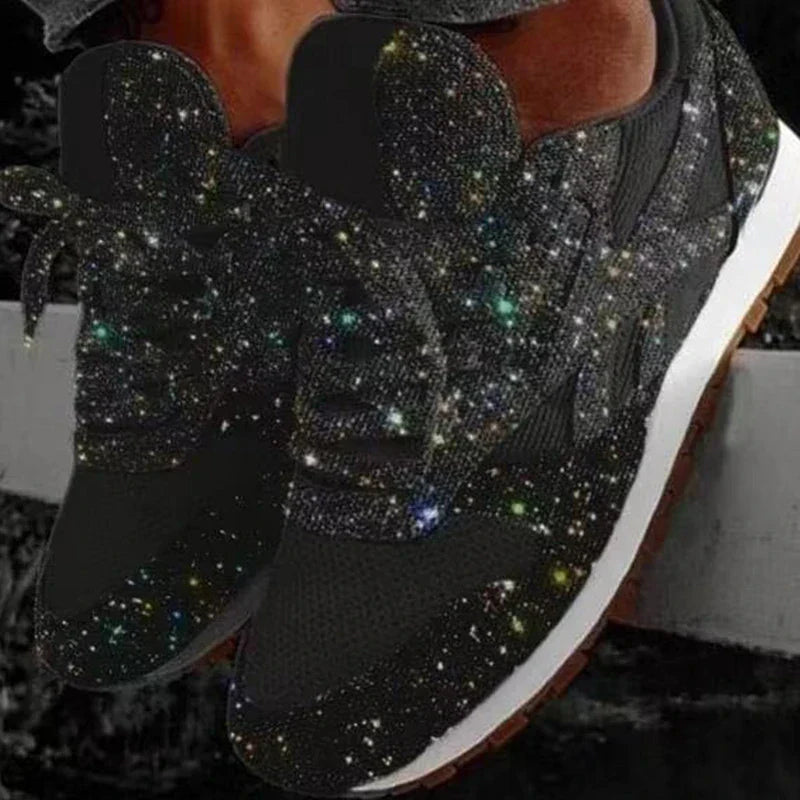 Arielle | Glitter sneakers med pailletter Glitrende sportssko til kvinder