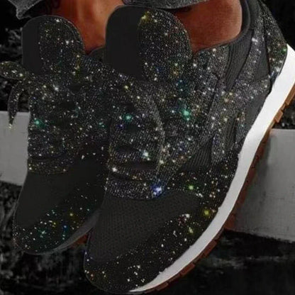 Arielle | Glitter sneakers med pailletter Glitrende sportssko til kvinder