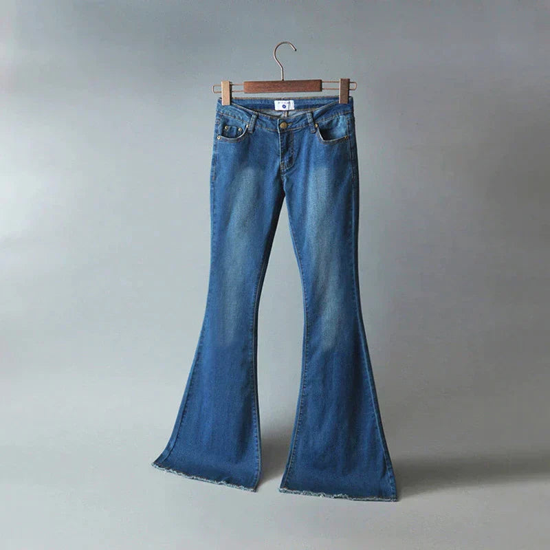 Asuka - Slim Fit Flare Denim Jeans