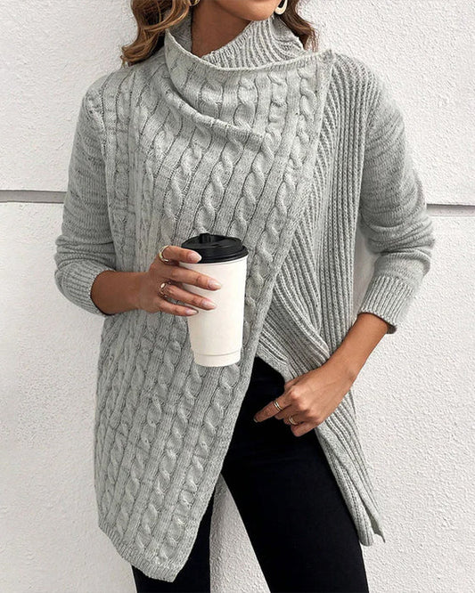 Kjersti | Casual sweater til kvinder Elegant vintage-inspireret kabelstrik