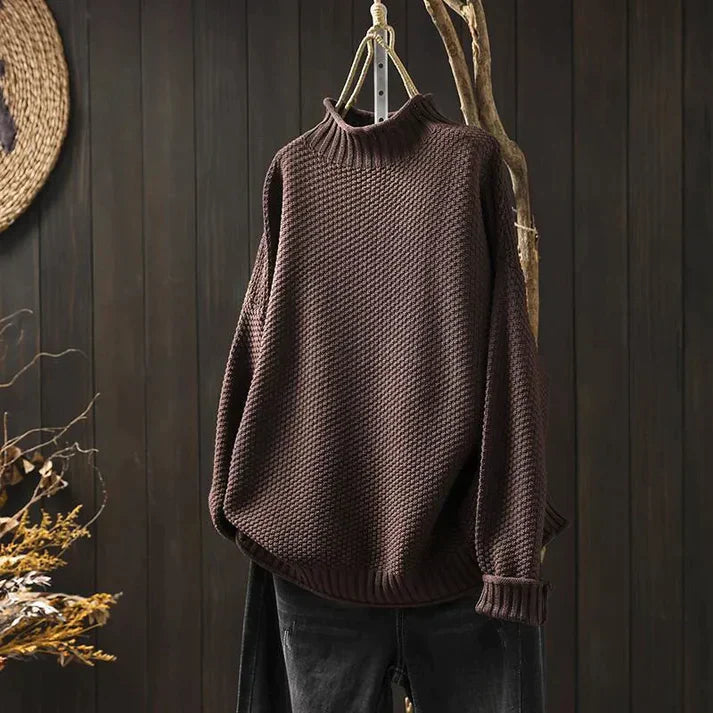 Minda | Dame rullekrave sweater Stilfuld og hyggelig efterår/vinter Essential