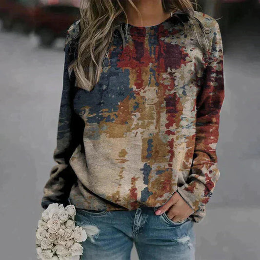 Torhild | Sweater med print til kvinder Chic komfort til vinterstil
