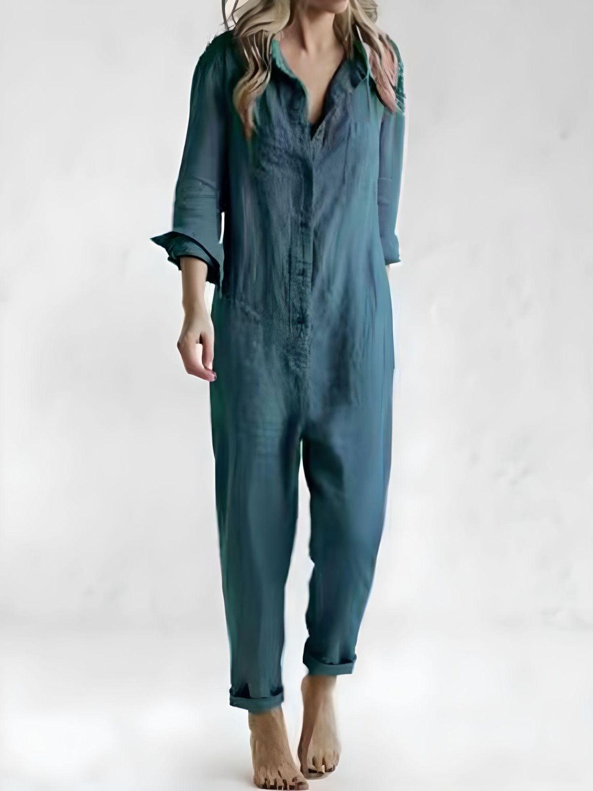 Paulina - Polo Jumpsuit med lommer